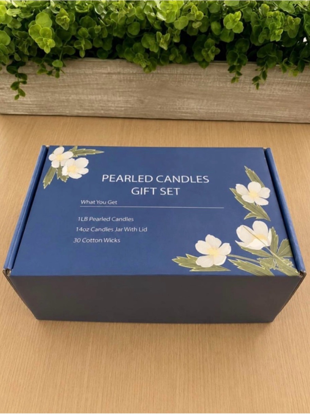 Pearled Candles Gift Set - NEW